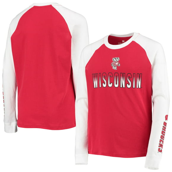 Nebraska Cornhuskers Women's NCAA "Long Ball" 3/4 Sleeve Dual Blend Shirt